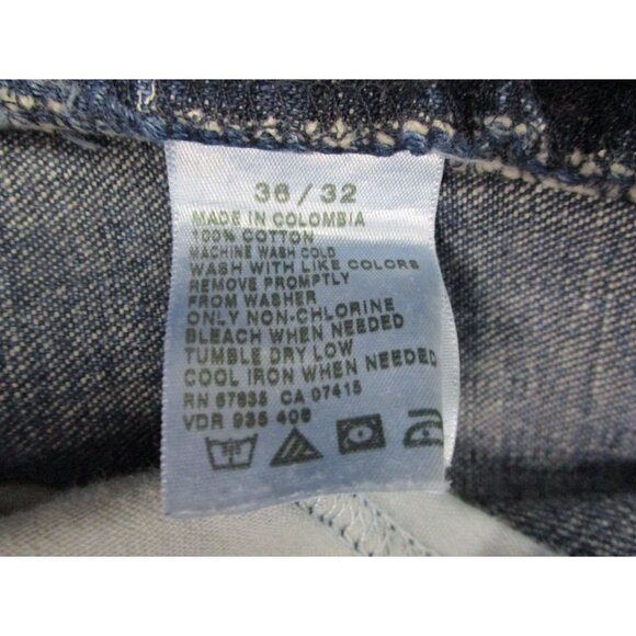 Nautica Men’s Jeans 36x32 Vintage Y2K Loose Fit Baggy Skater Denim Streetwear - Picture 9 of 9